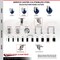 Service Caster 3.5 Inch 316SS Solid Polyurethane Swivel 1-3/4 Inch Expanding Stem Caster Brake SCC-SS316EX20S3514-SPUS-TLB-134 - alternate 4